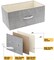 Sorbus Narrow 5 Drawers Nightstand with Steel Frame, Wood Top, Easy Pull Fabric Bins for Home, Bedroom, Office & Dorm